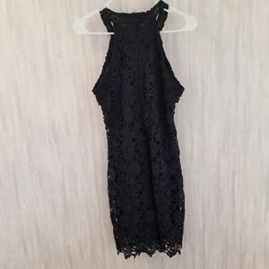 Little black dress lace design